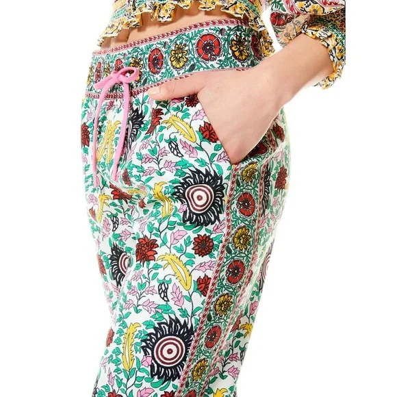 Alice + Olivia NYC Floral Slim Jogger Trouser Pant